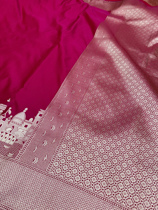 Kashi Darshan Mashru Saree – Rani