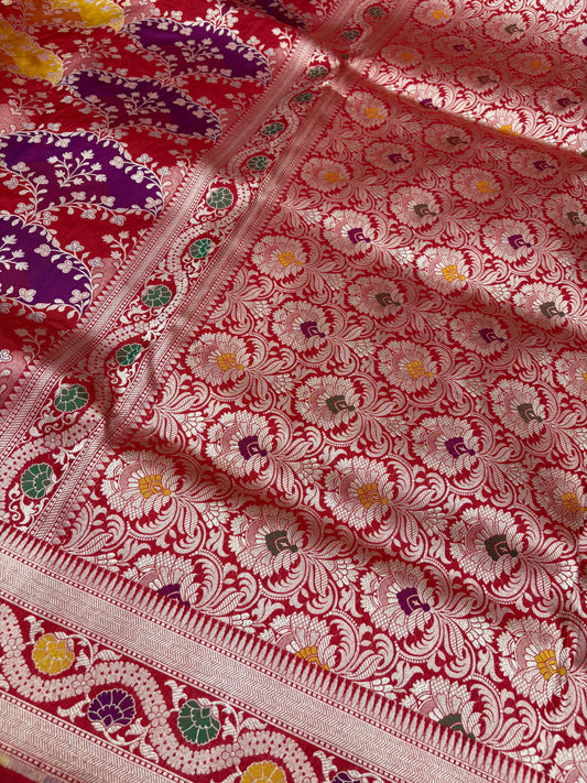 Pure Katan Silk Rangkat Banarasi Saree (PK 26)