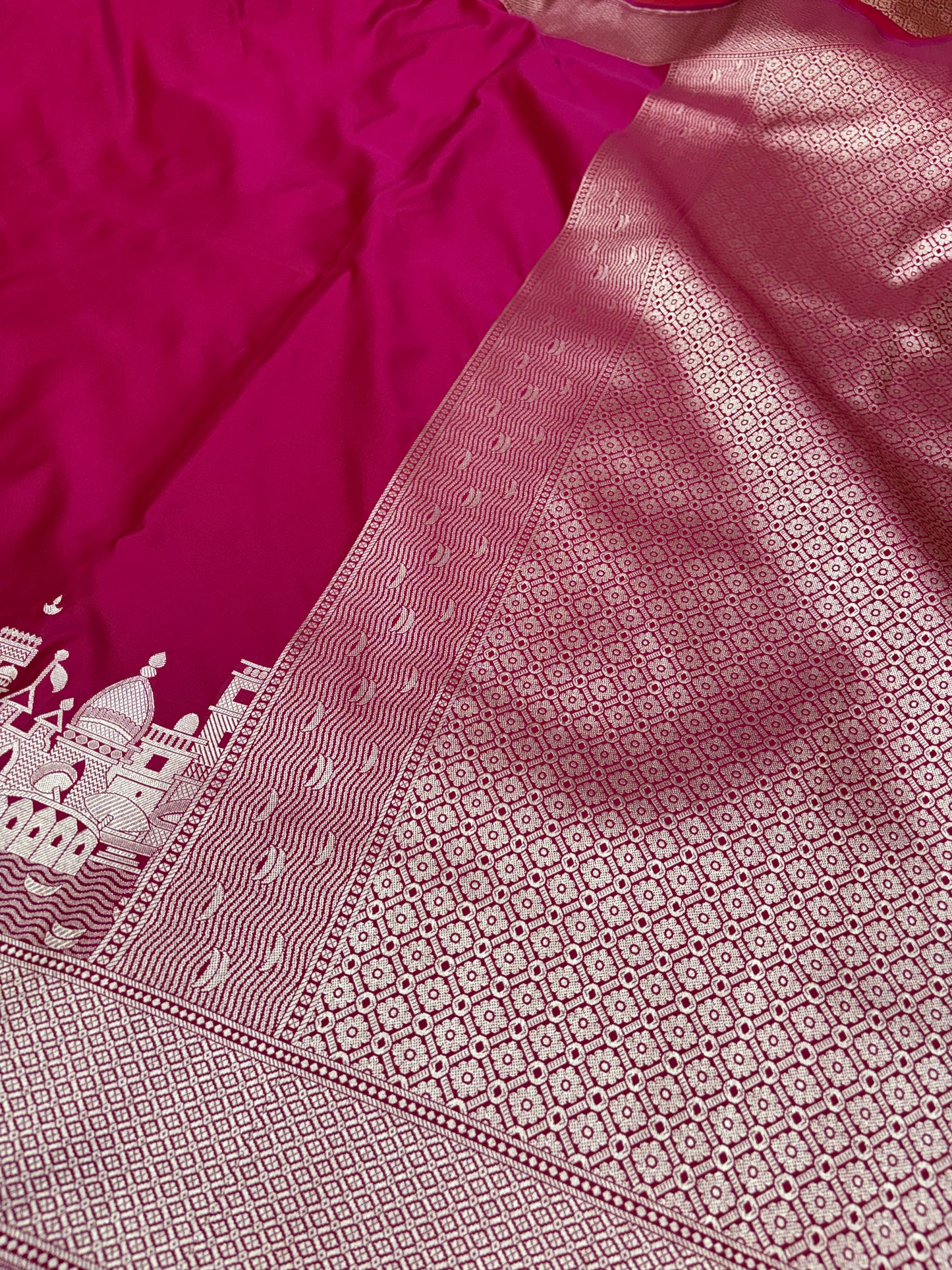 Kashi Darshan Mashru Saree – Rani