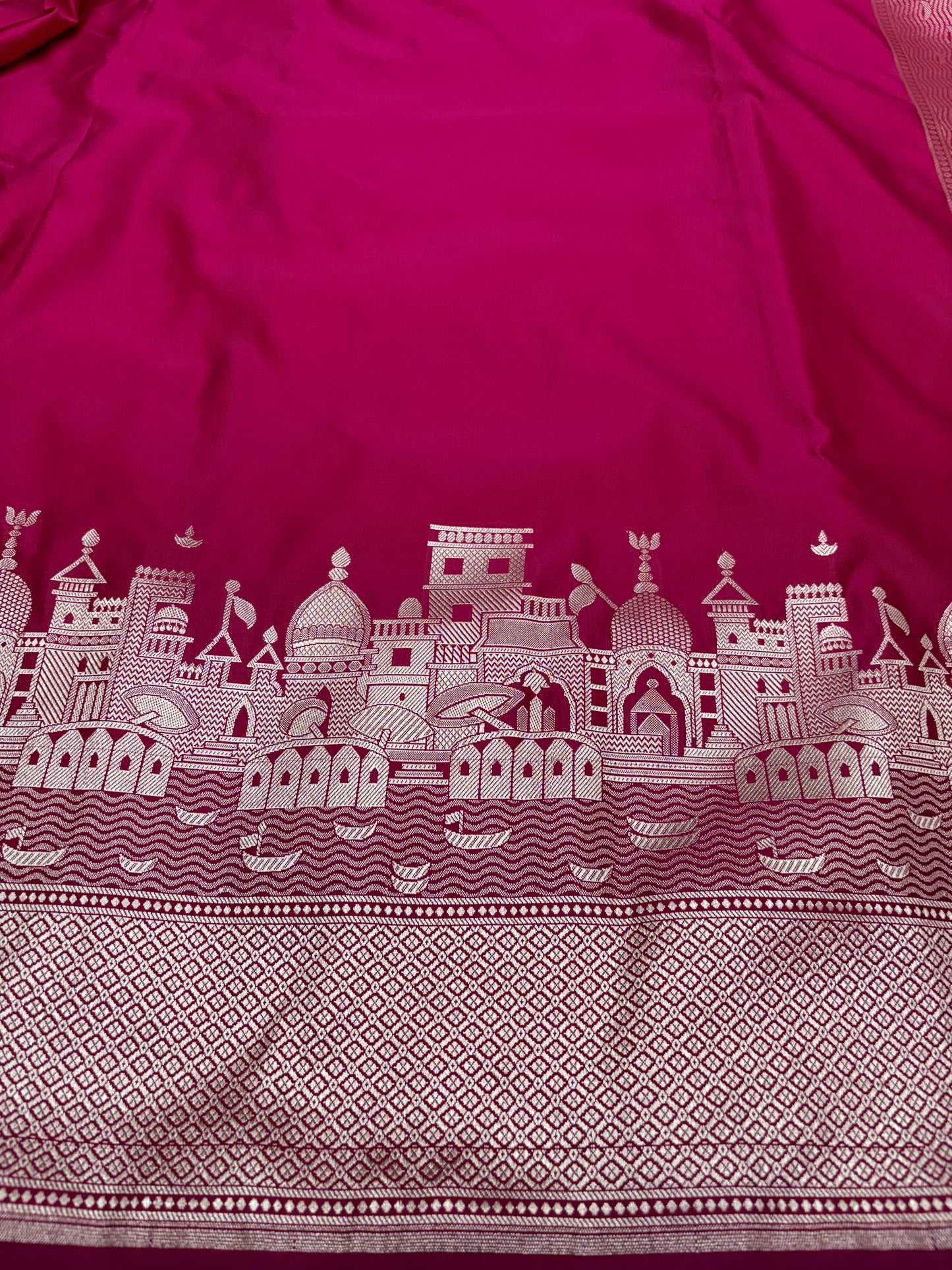Kashi Darshan Mashru Saree – Rani